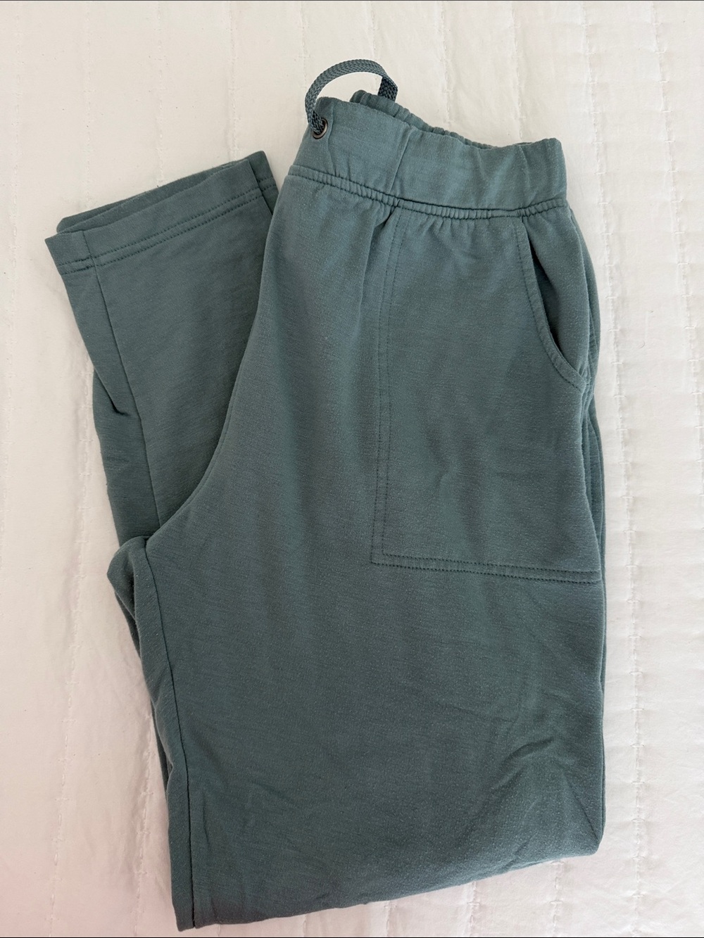Free Fly Women’s Drawstring Casual Sweatpants - Teal Green